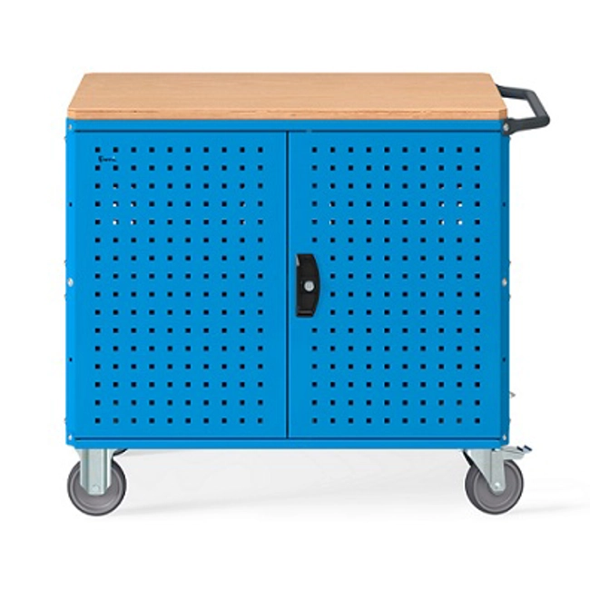 Vendita online Carrello Clever 1018 Large mm.1024x615x870H - Blu RAL5012